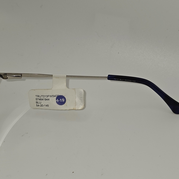 True‎ Religion Mens T013 BLU Blue RX Eyeglass Frames 54 20 145 - Picture 4 of 10